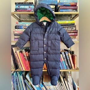 Ralph Lauren Navy Baby Down Snowsuit/Bunting 💙❄️ [Read Description]